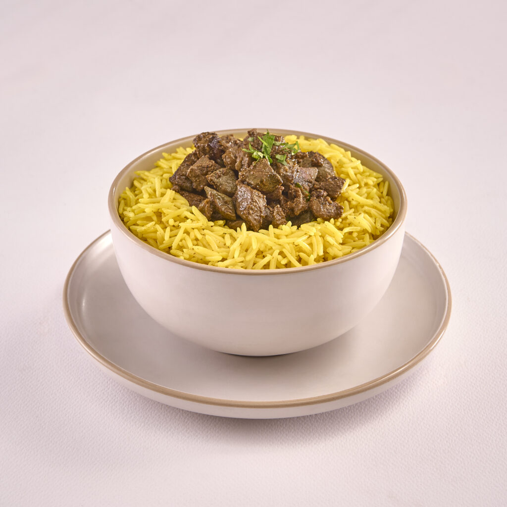 ارز بسمتى بالكبدة