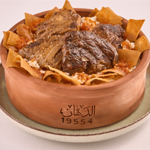 فتة الدهان باللحمة الضانى او البتلو
