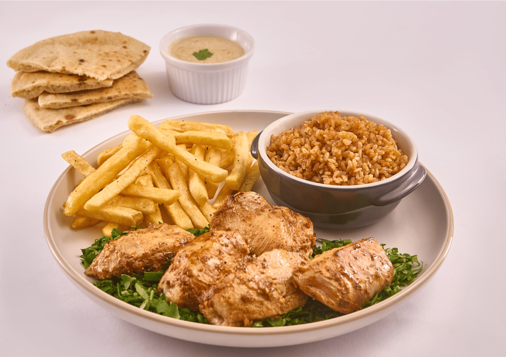 طبق كباب بتلو